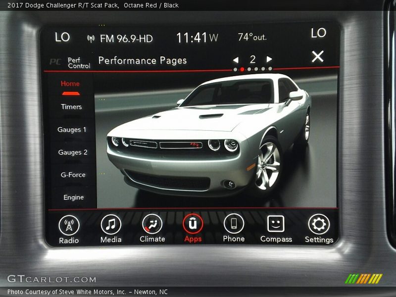 Octane Red / Black 2017 Dodge Challenger R/T Scat Pack