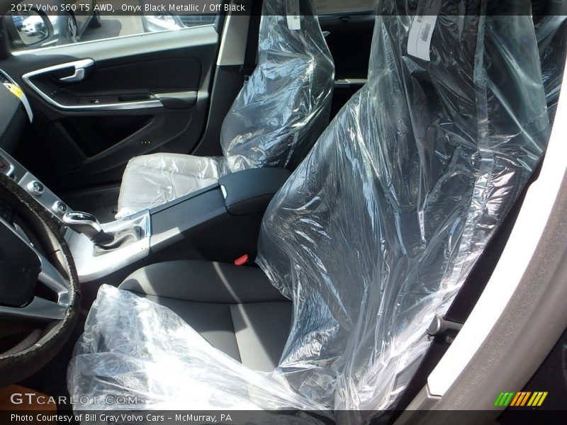 Onyx Black Metallic / Off Black 2017 Volvo S60 T5 AWD