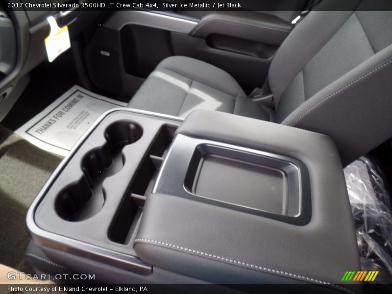 Silver Ice Metallic / Jet Black 2017 Chevrolet Silverado 3500HD LT Crew Cab 4x4