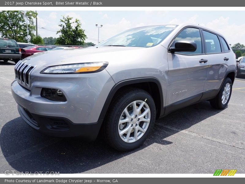 Billet Silver Metallic / Black 2017 Jeep Cherokee Sport