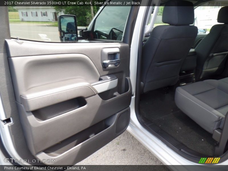 Silver Ice Metallic / Jet Black 2017 Chevrolet Silverado 3500HD LT Crew Cab 4x4
