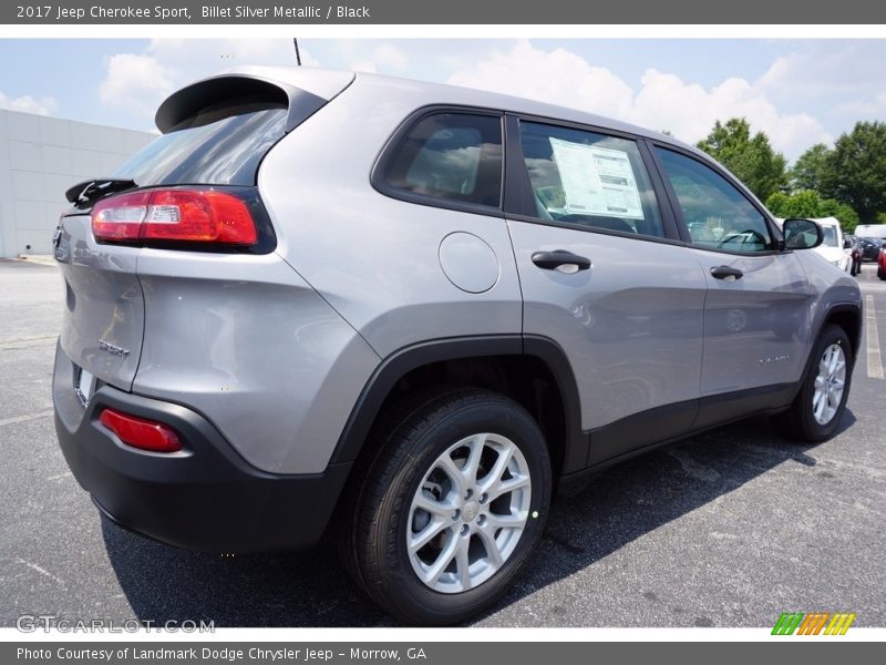 Billet Silver Metallic / Black 2017 Jeep Cherokee Sport