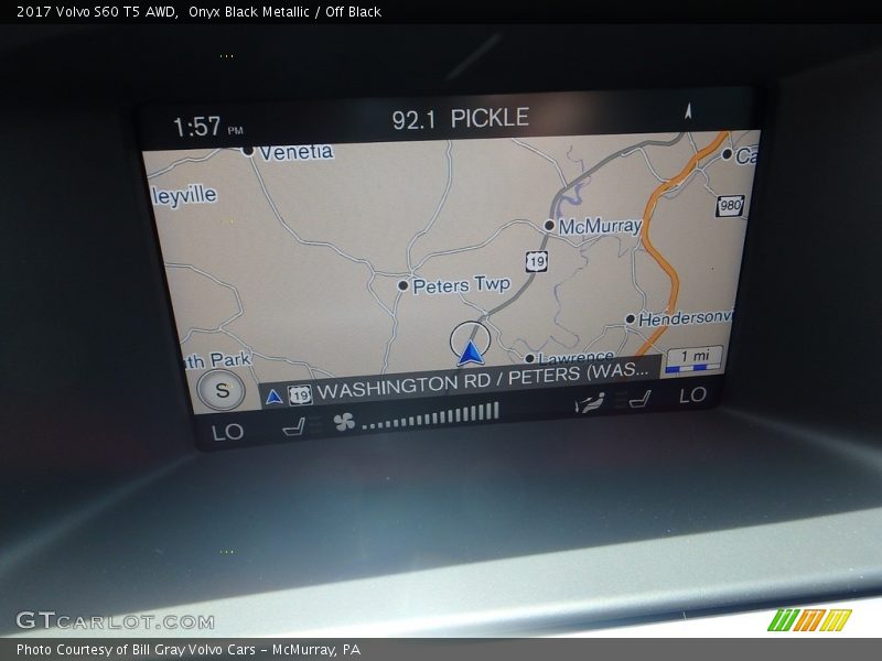 Navigation of 2017 S60 T5 AWD