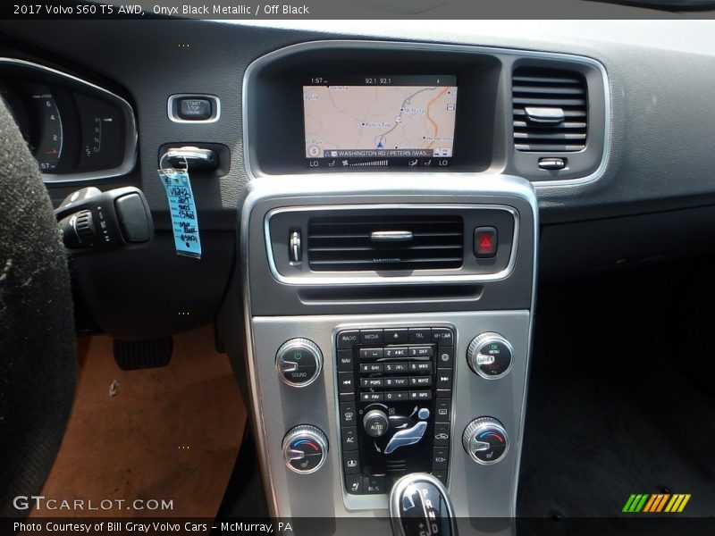 Controls of 2017 S60 T5 AWD