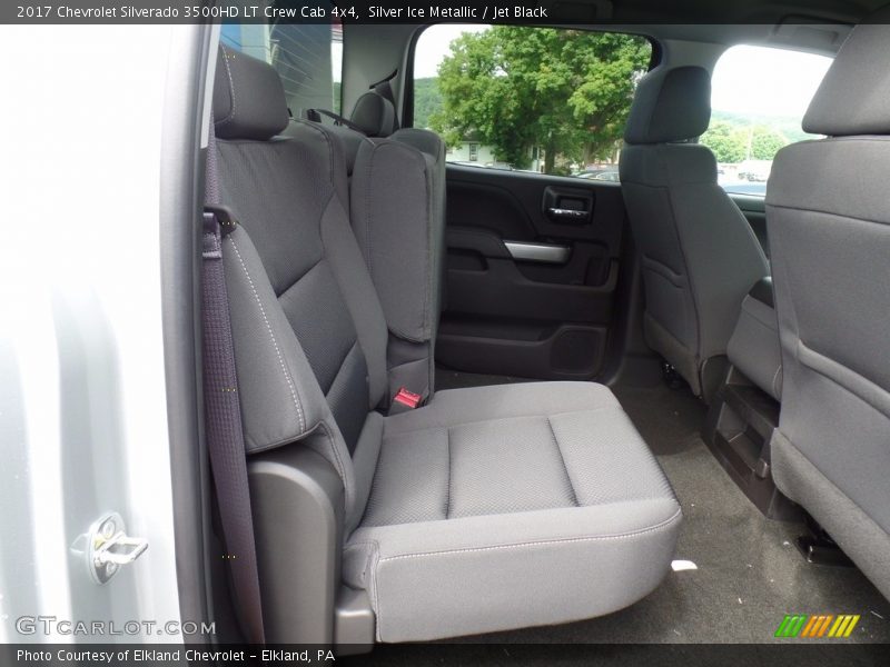 Silver Ice Metallic / Jet Black 2017 Chevrolet Silverado 3500HD LT Crew Cab 4x4
