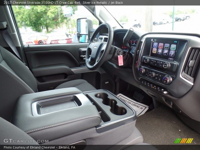 Silver Ice Metallic / Jet Black 2017 Chevrolet Silverado 3500HD LT Crew Cab 4x4