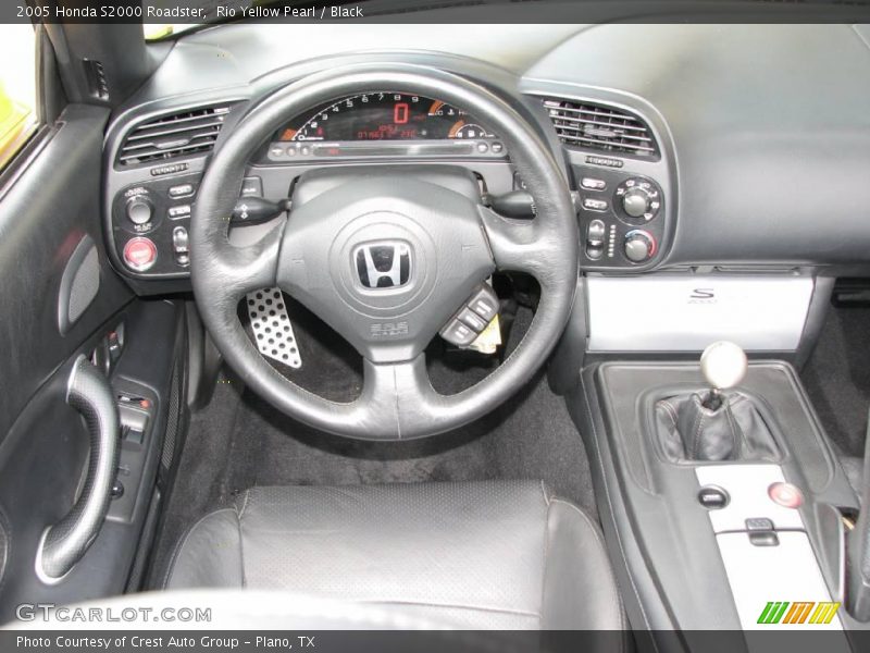 Rio Yellow Pearl / Black 2005 Honda S2000 Roadster