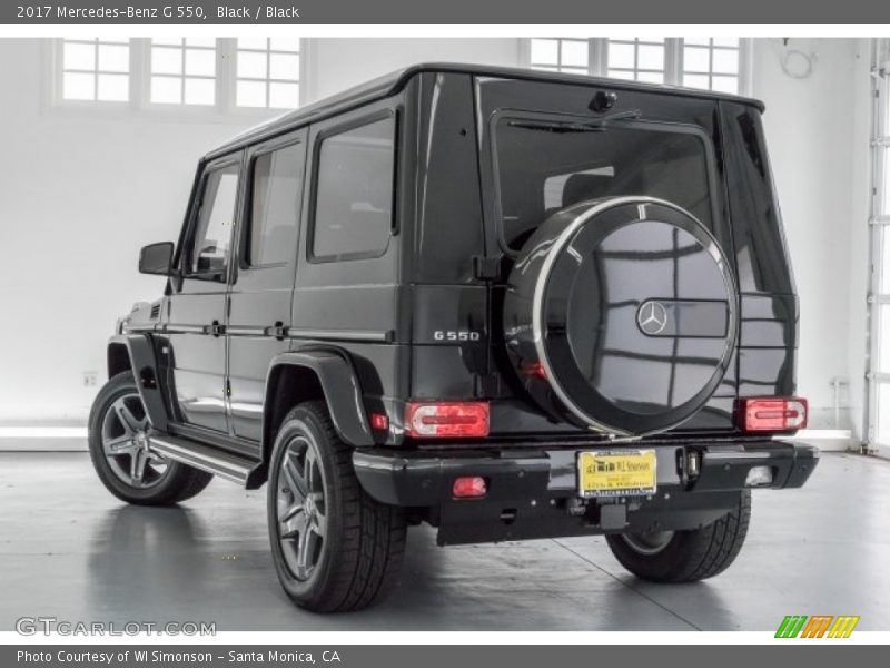 Black / Black 2017 Mercedes-Benz G 550