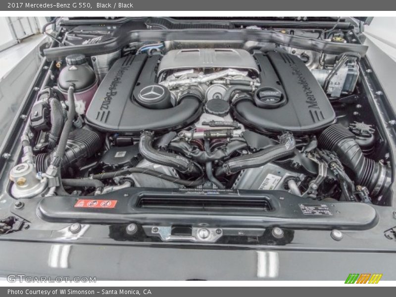  2017 G 550 Engine - 4.0 Liter DI biturbo DOHC 32-Valve VVT V8