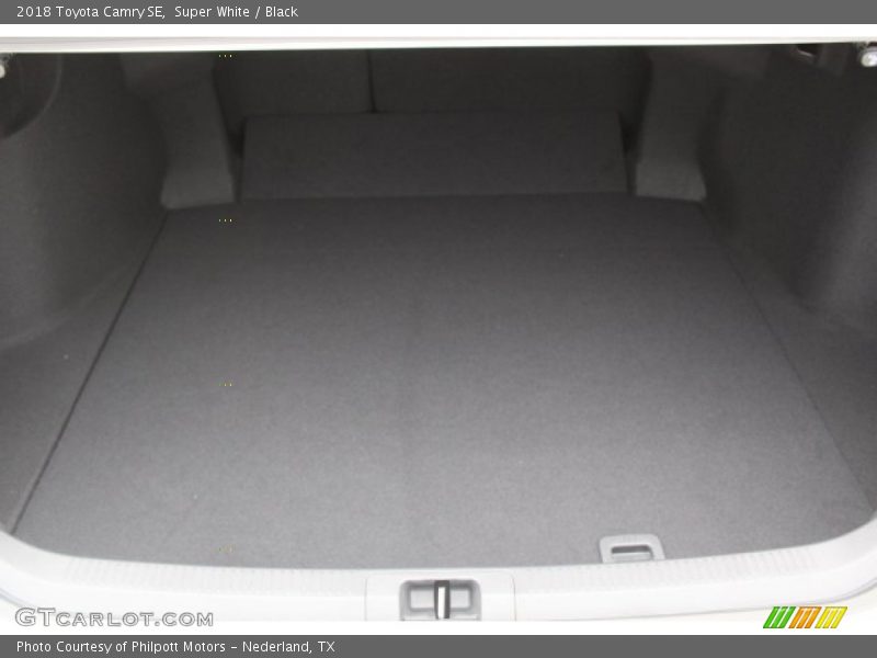 Super White / Black 2018 Toyota Camry SE