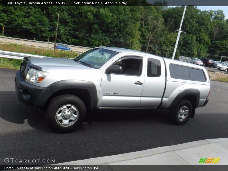 Silver Streak Mica / Graphite Gray 2008 Toyota Tacoma Access Cab 4x4