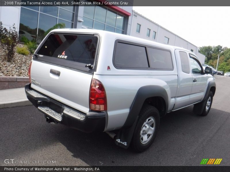 Silver Streak Mica / Graphite Gray 2008 Toyota Tacoma Access Cab 4x4