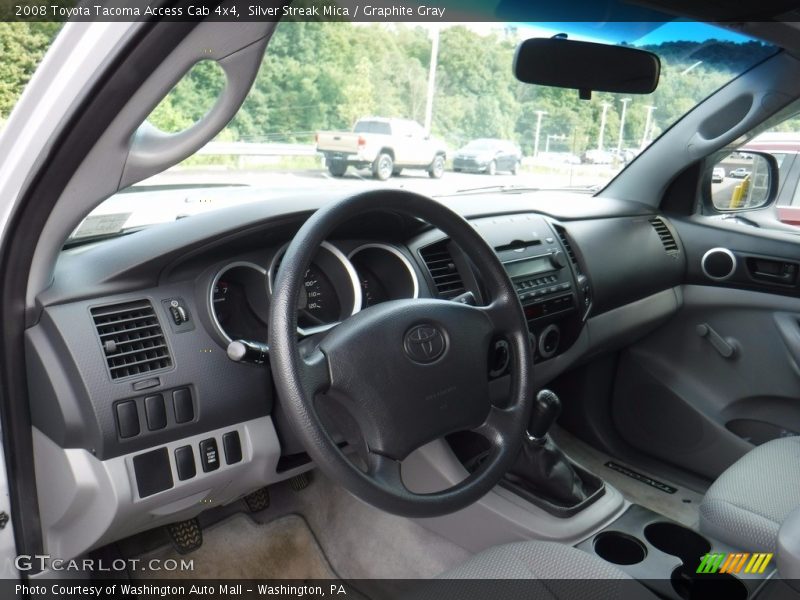 Silver Streak Mica / Graphite Gray 2008 Toyota Tacoma Access Cab 4x4