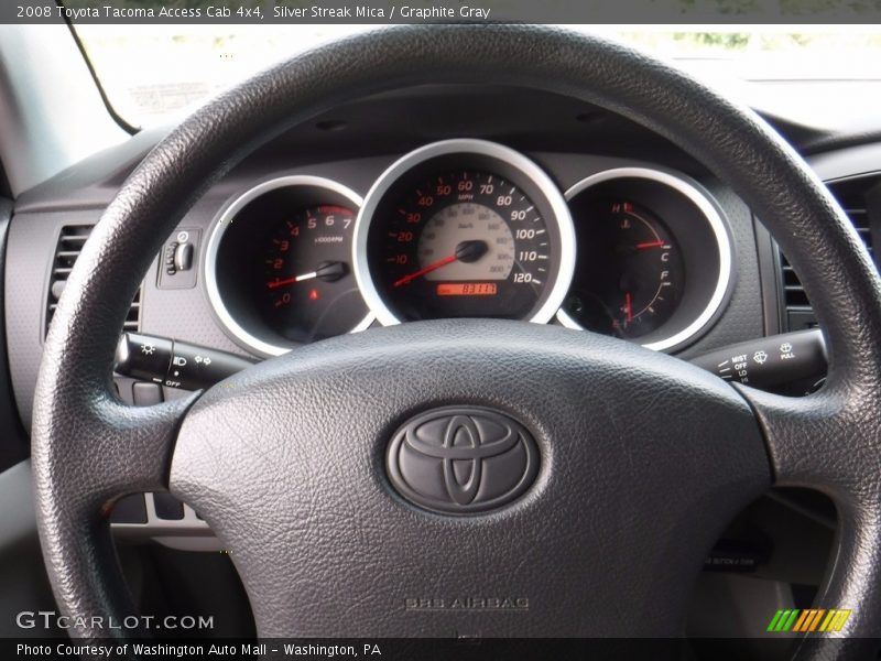 Silver Streak Mica / Graphite Gray 2008 Toyota Tacoma Access Cab 4x4