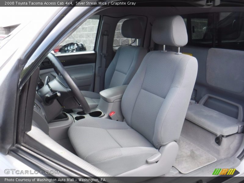 Silver Streak Mica / Graphite Gray 2008 Toyota Tacoma Access Cab 4x4