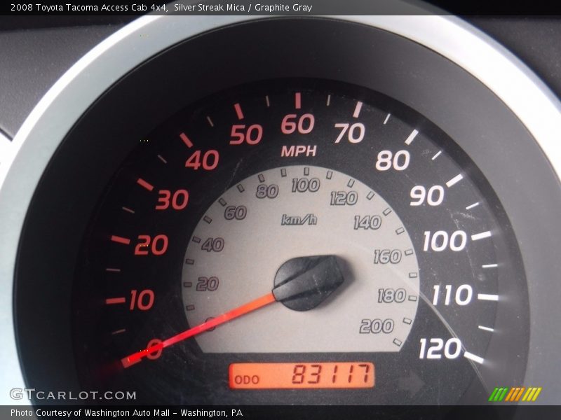 Silver Streak Mica / Graphite Gray 2008 Toyota Tacoma Access Cab 4x4