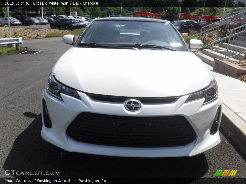 Blizzard White Pearl / Dark Charcoal 2015 Scion tC