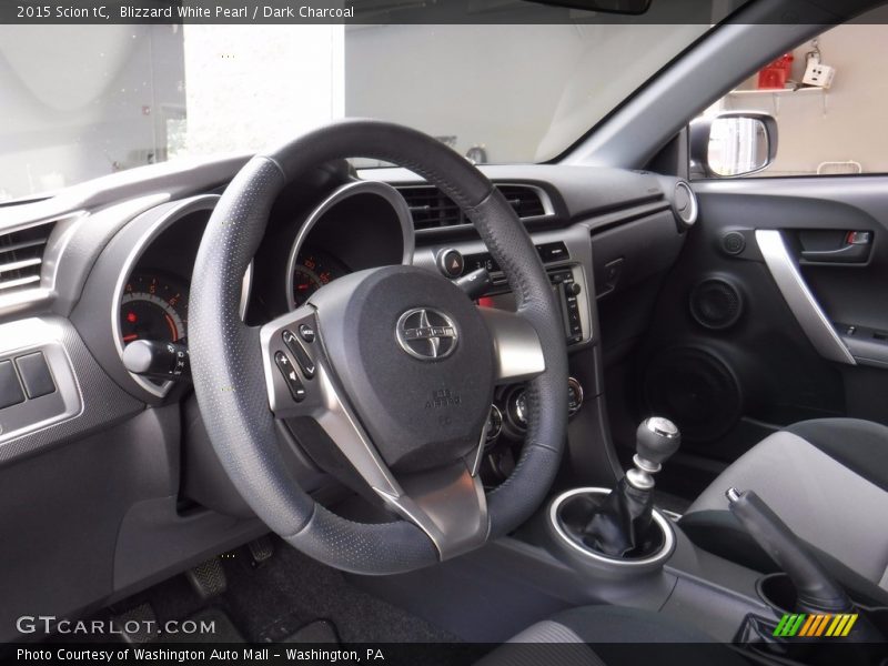 Blizzard White Pearl / Dark Charcoal 2015 Scion tC