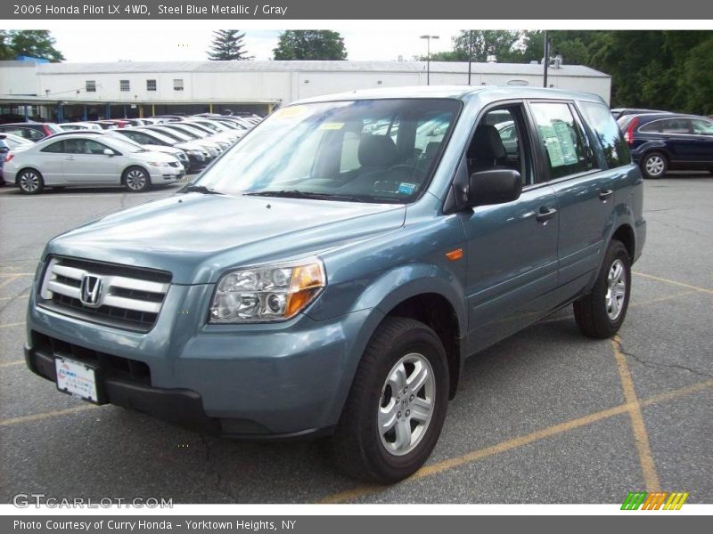 Steel Blue Metallic / Gray 2006 Honda Pilot LX 4WD