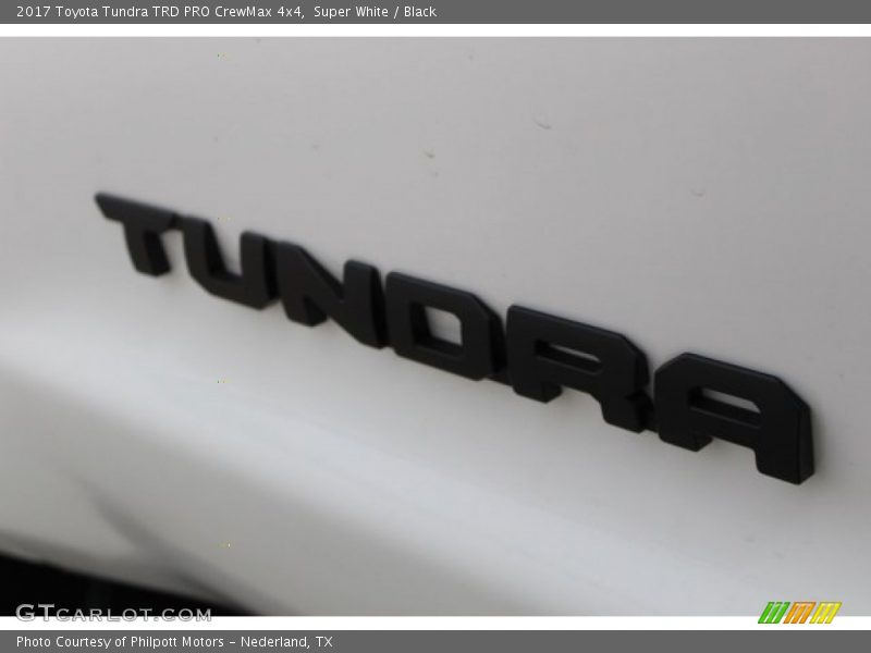 Super White / Black 2017 Toyota Tundra TRD PRO CrewMax 4x4