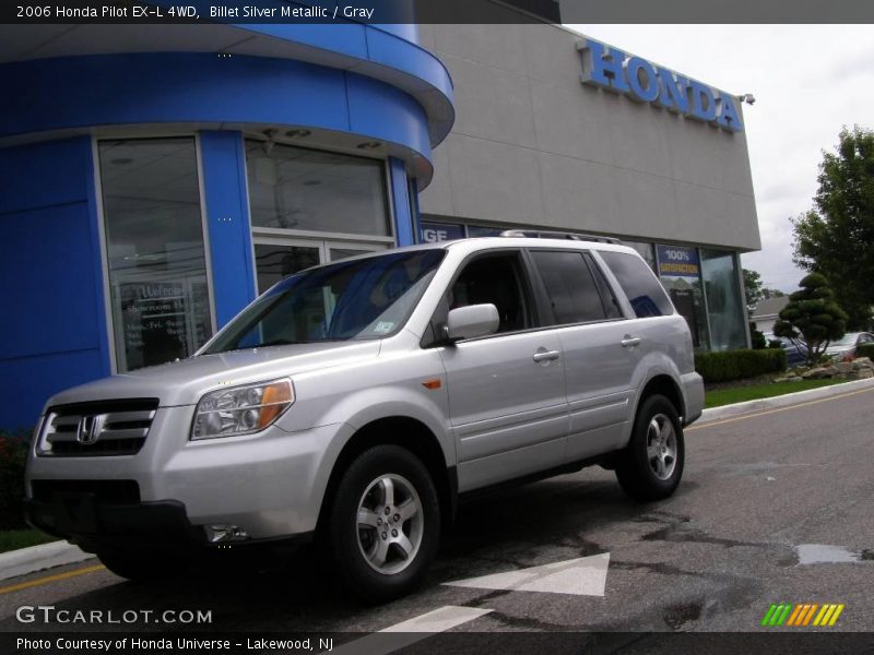 Billet Silver Metallic / Gray 2006 Honda Pilot EX-L 4WD