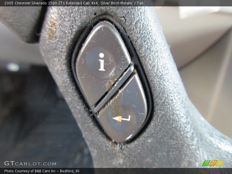 Silver Birch Metallic / Tan 2005 Chevrolet Silverado 1500 Z71 Extended Cab 4x4
