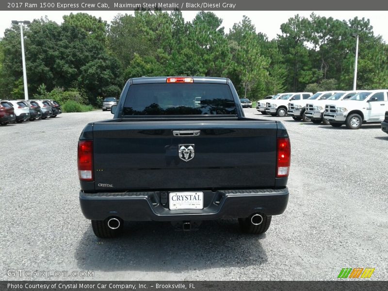 Maximum Steel Metallic / Black/Diesel Gray 2017 Ram 1500 Express Crew Cab