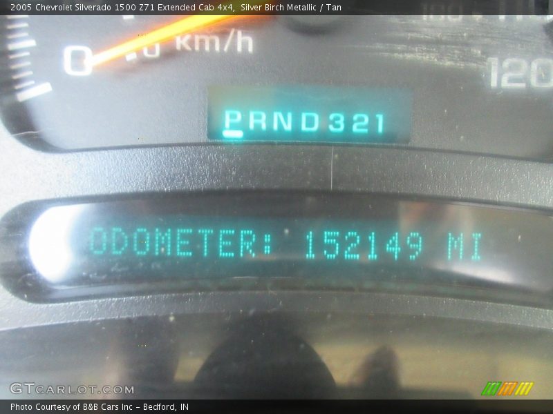 Silver Birch Metallic / Tan 2005 Chevrolet Silverado 1500 Z71 Extended Cab 4x4