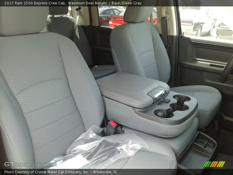 Maximum Steel Metallic / Black/Diesel Gray 2017 Ram 1500 Express Crew Cab