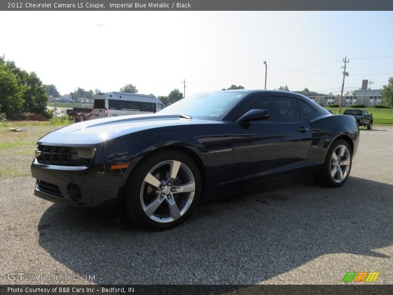 Imperial Blue Metallic / Black 2012 Chevrolet Camaro LS Coupe