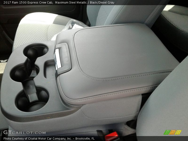 Maximum Steel Metallic / Black/Diesel Gray 2017 Ram 1500 Express Crew Cab