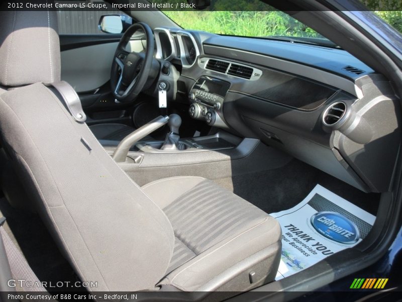 Imperial Blue Metallic / Black 2012 Chevrolet Camaro LS Coupe