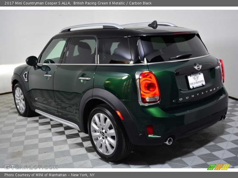 British Racing Green II Metallic / Carbon Black 2017 Mini Countryman Cooper S ALL4