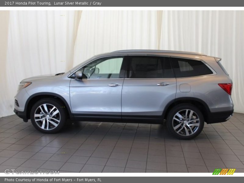 Lunar Silver Metallic / Gray 2017 Honda Pilot Touring