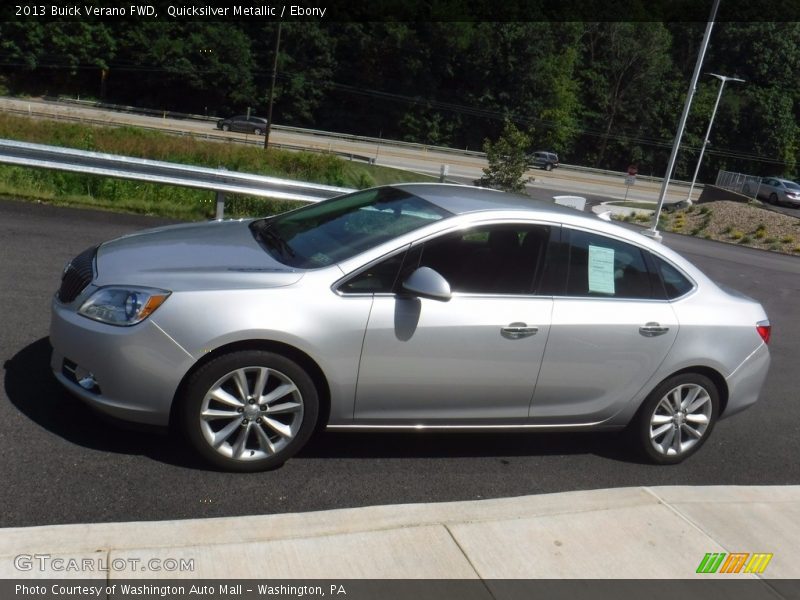 Quicksilver Metallic / Ebony 2013 Buick Verano FWD