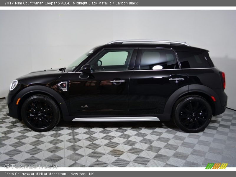 Midnight Black Metallic / Carbon Black 2017 Mini Countryman Cooper S ALL4