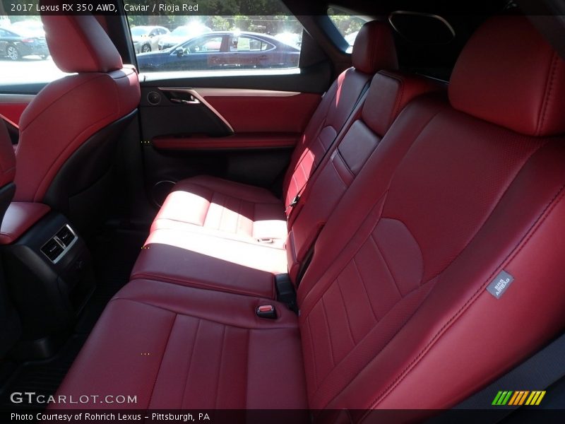 Caviar / Rioja Red 2017 Lexus RX 350 AWD