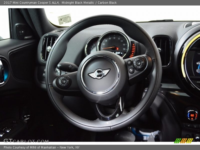 Midnight Black Metallic / Carbon Black 2017 Mini Countryman Cooper S ALL4