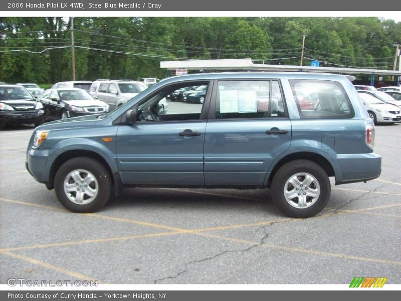 Steel Blue Metallic / Gray 2006 Honda Pilot LX 4WD