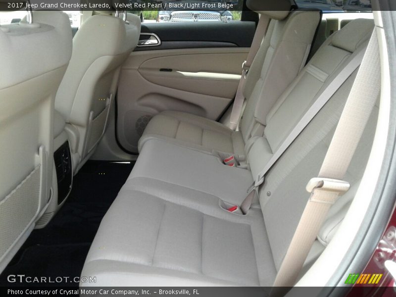 Velvet Red Pearl / Black/Light Frost Beige 2017 Jeep Grand Cherokee Laredo