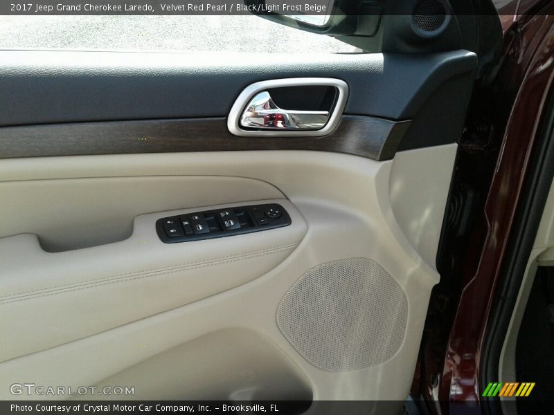 Velvet Red Pearl / Black/Light Frost Beige 2017 Jeep Grand Cherokee Laredo