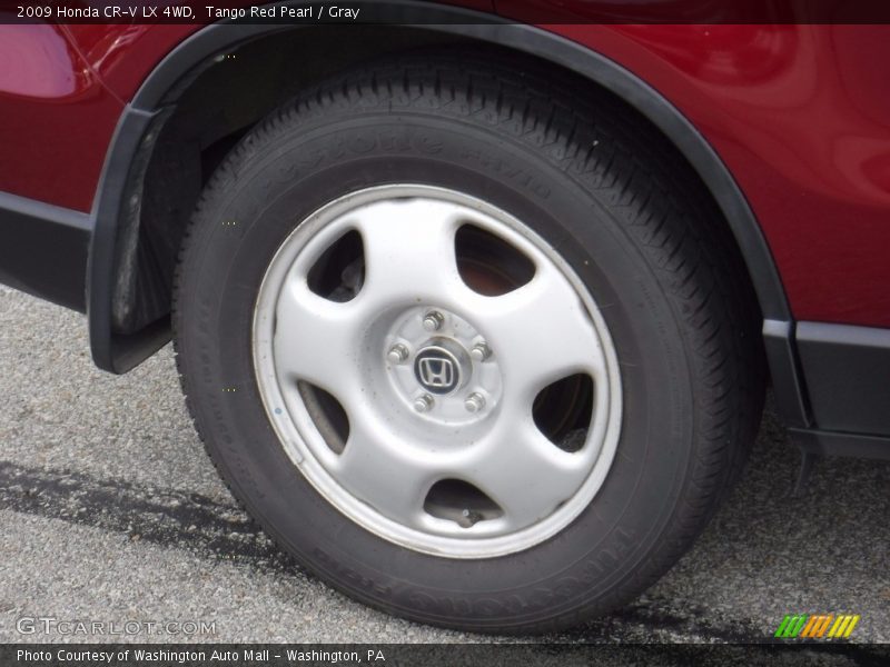 Tango Red Pearl / Gray 2009 Honda CR-V LX 4WD