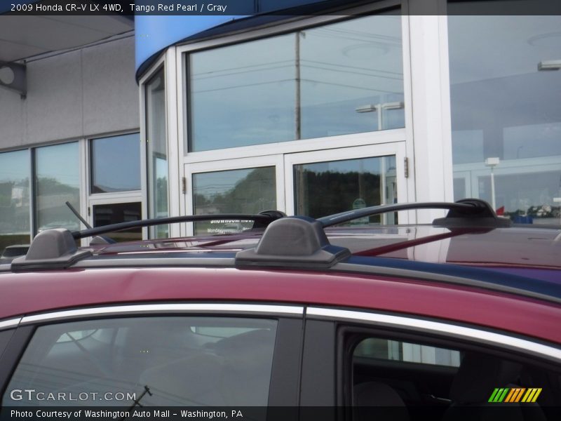 Tango Red Pearl / Gray 2009 Honda CR-V LX 4WD