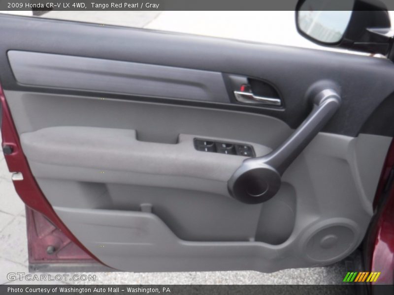Tango Red Pearl / Gray 2009 Honda CR-V LX 4WD