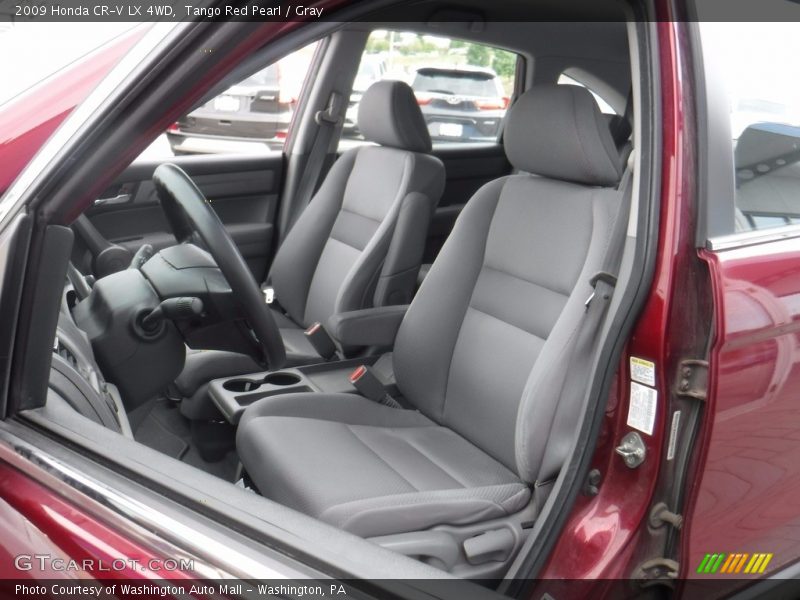 Tango Red Pearl / Gray 2009 Honda CR-V LX 4WD
