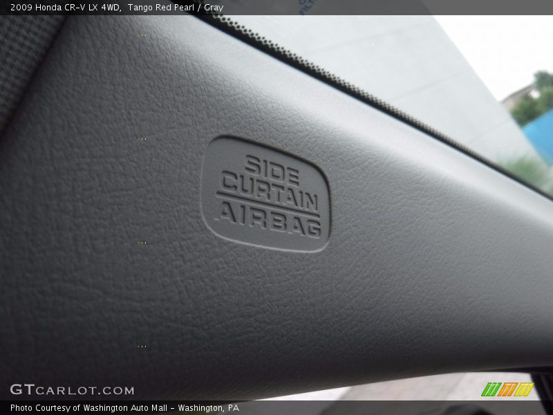 Tango Red Pearl / Gray 2009 Honda CR-V LX 4WD
