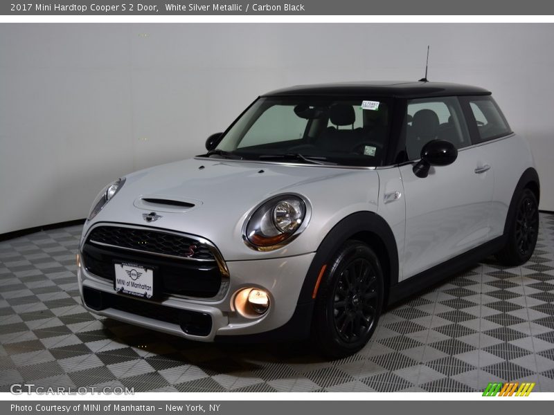 White Silver Metallic / Carbon Black 2017 Mini Hardtop Cooper S 2 Door