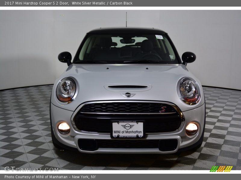 White Silver Metallic / Carbon Black 2017 Mini Hardtop Cooper S 2 Door