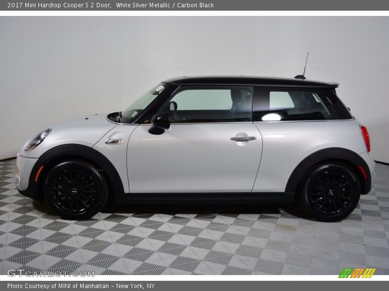 White Silver Metallic / Carbon Black 2017 Mini Hardtop Cooper S 2 Door