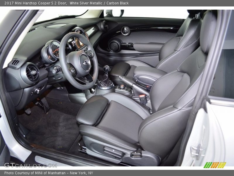 White Silver Metallic / Carbon Black 2017 Mini Hardtop Cooper S 2 Door
